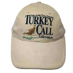 Empire NWTF Turkey Call Television Baseball Cap Beige One Size Hat Slideback